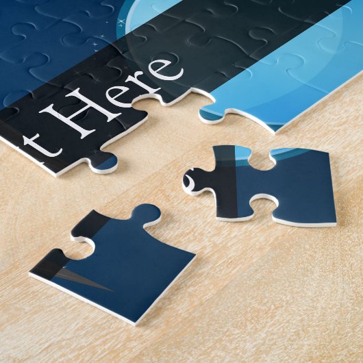 Weltraumraketenschiff Puzzle (Seite)