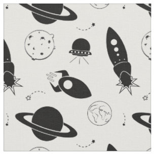 Weltraumraketenschiff Stoff