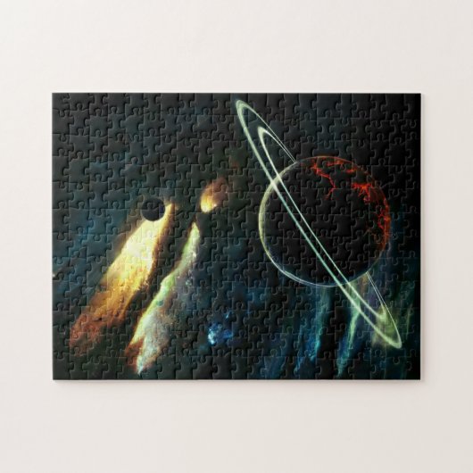 Weltraumrätsel Puzzle (Horizontal)