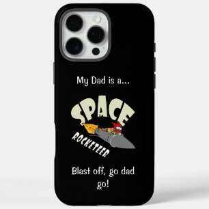 Weltraumreise eines Raketenfahrers iPhone 16 Pro Max Hülle