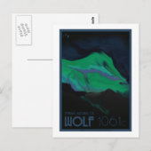 Weltraumreisekarte - Wolf 1061c Postkarte (Vorne/Hinten)