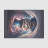 Weltraumreisender Alice's Cheshire Cat Seidenpapier (Vorderseite)