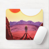Weltraumreiseziel Planet-Abenteuer Mousepad (Mit Mouse)