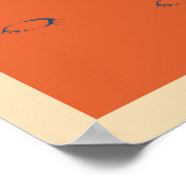 Weltraumsatellit Poster (Ecke)