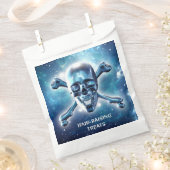 Weltraumschädel. Gestalted Geschenktütchen (Ausgeschnitten)