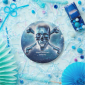 Weltraumschädel. Gestalted Pappteller (Party)