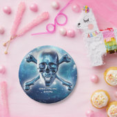 Weltraumschädel. Gestalted Pappteller (Party)