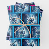 Weltraumschädel. Packpapier Blätter Set (Beispiel)