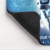Weltraumschädel. Personalisiert Mousepad (Ecke)