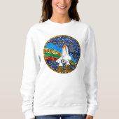 Weltraumschiff Frauen Sweatshirt (Vorderseite)