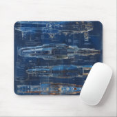 Weltraumschiff-Konzept Mousepad (Mit Mouse)