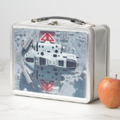 Weltraumschiff Metall Brotdose (Beispiel)
