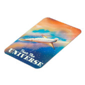 Weltraumschiff Tour Magnet (Linke Seite)