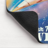 Weltraumschiff Tour Mousepad (Ecke)