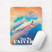 Weltraumschiff Tour Mousepad (Mit Mouse)