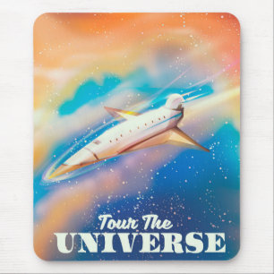 Weltraumschiff Tour Mousepad