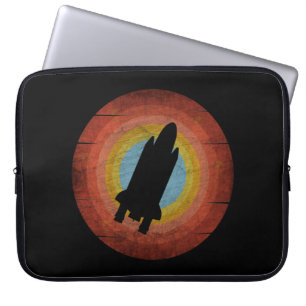 WELTRAUMSCHIFF VINTAGE RETRO LAPTOPSCHUTZHÜLLE