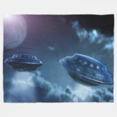 WELTRAUMSCHIFFE FLEECEDECKE (Vorderseite (Horizontal))