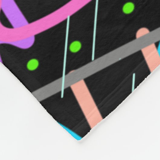 Weltraumschimmel Fleecedecke (Ecke)