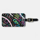 Weltraumschimmel Gepäckanhänger (Vorderseite horizontal)