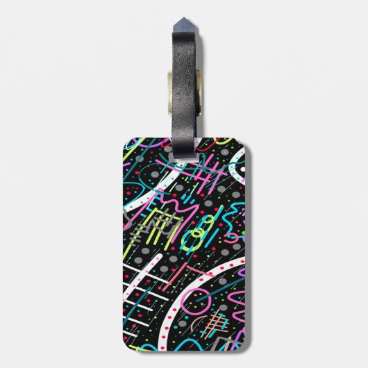 Weltraumschimmel Gepäckanhänger (Rückseite vertikal)