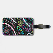 Weltraumschimmel Gepäckanhänger (Rückseite horizontal)