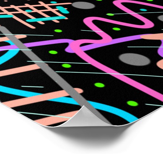 Weltraumschimmel Poster (Ecke)