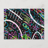 Weltraumschimmel Postkarte (Vorderseite)