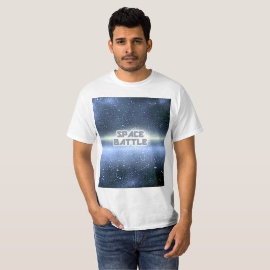 Weltraumschlacht T-Shirt (Vorne ganz)