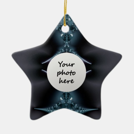 Weltraumschmuck Keramik Ornament (Vorne)