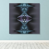 Weltraumschmuck Leinwanddruck (Insitu (Holzboden))