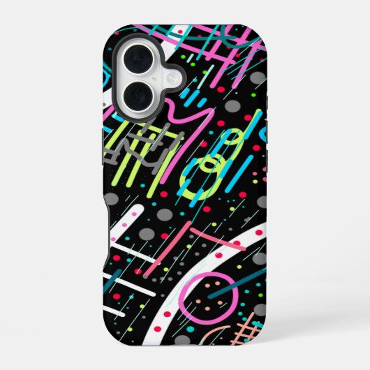 Weltraumschrott iPhone 16 Hülle (Rückseite)