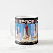 WELTRAUMSCHUTZ IN DEN USA 1981-2011 KAFFEETASSE (Vorderseite Links)