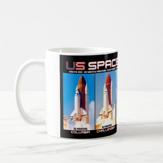WELTRAUMSCHUTZ IN DEN USA 1981-2011 KAFFEETASSE (Links)