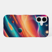 Weltraumsicht iPhone 16 Hülle (Rückseite (Horizontal))