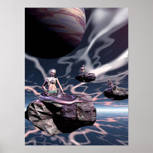 WeltraumSirenen Poster (Vorne)