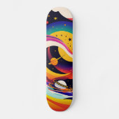 Weltraumskateboard Skateboard (Vorderseite)