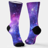 Weltraumsocken - Muster für Lila Raumstationen Socken (Gewinkelt)
