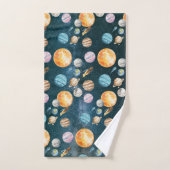 Weltraumsolaranlagen Badhandtuch Set (Handtuch)