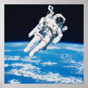 Weltraumspaziergang Poster