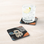 Weltraumspiele Getränkeuntersetzer (Rechte Seite)