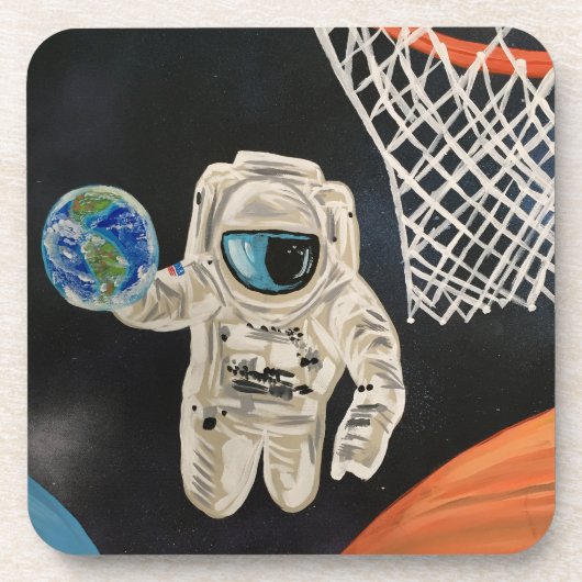 Weltraumspiele Getränkeuntersetzer (Vorderseite)