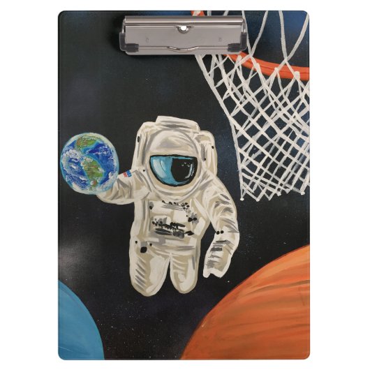 Weltraumspiele Klemmbrett (Vorderseite)