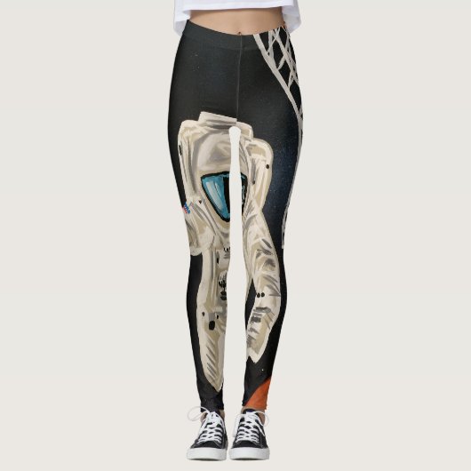 Weltraumspiele Leggings (Vorderseite)