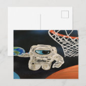 Weltraumspiele Postkarte (Vorne/Hinten)