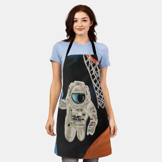 Weltraumspiele Schürze (Getragen)
