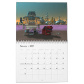 Weltraumspielzeugkalender Kalender (Feb 2027)