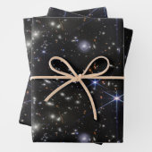 Weltraumstars Galaxien Sonnensystem Geschenkpapier Set (Beispiel)