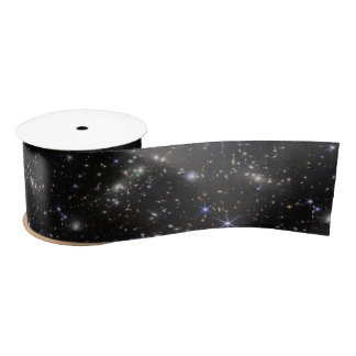 Weltraumstars Galaxien Sonnensystem Satinband