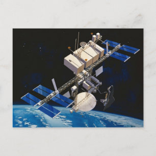 Weltraumstation - Orbit der Erde 10 Postkarte